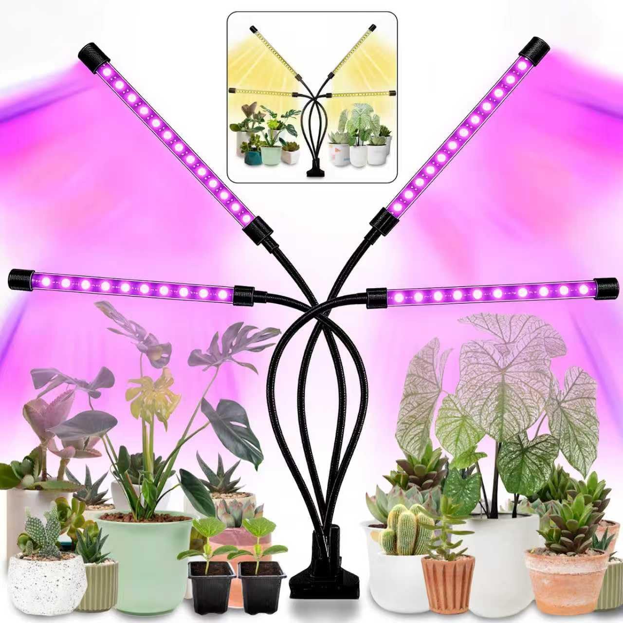 Grow Light for Indoor Plants - Gooseneck